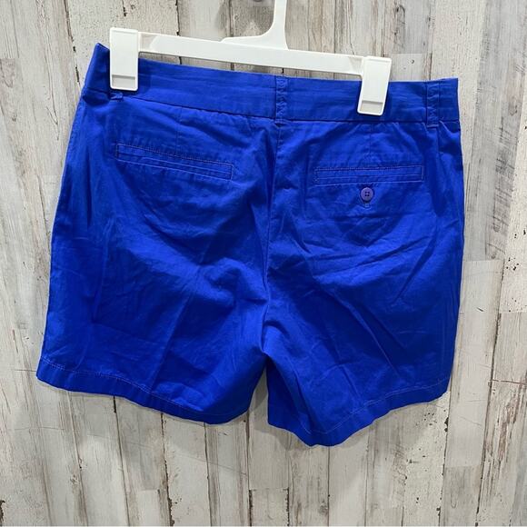 JCrew Factory Royal Blue 7” Broken In Chino Shorts Preppy 78539 - Picture 3 of 6